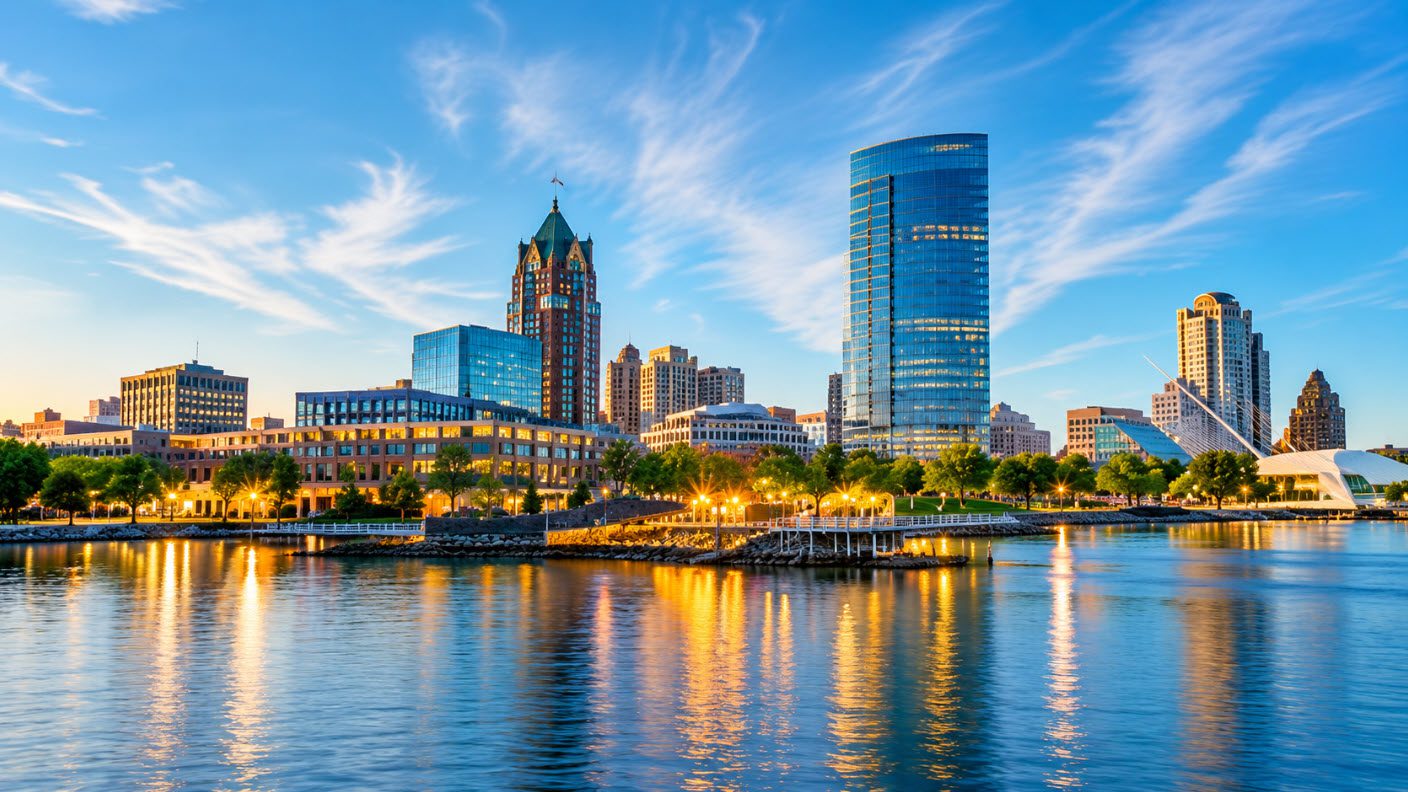 Milwaukee County lakefront, home county of Brown Deer