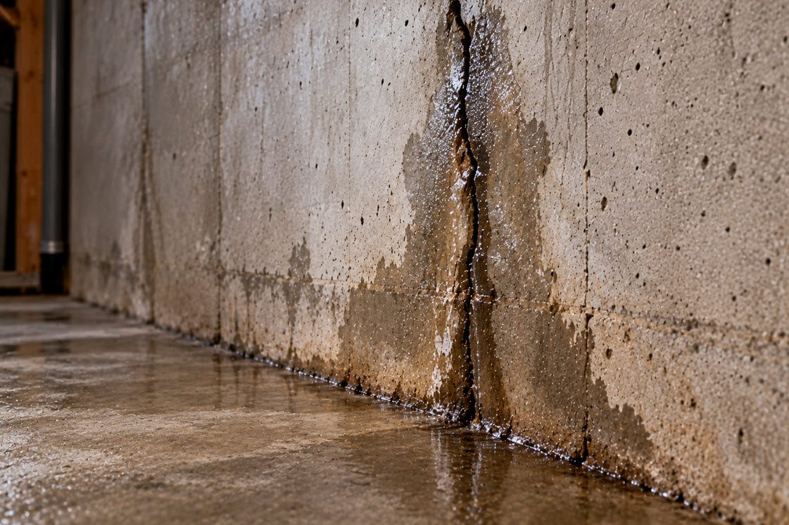 Basement Wall Leaks
